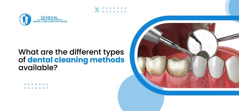 Different types of dental cleaning methods