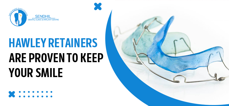 Hawley Retainers are proven to keep your smile straight