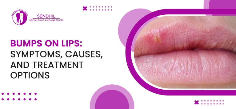 Bump on Lip | Swollen Bump on Lip | Pimple on Lip