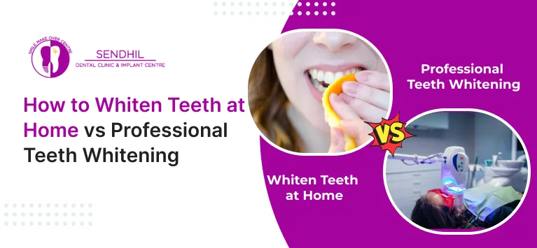 how to whiten teeth at home vs professional teeth whitening