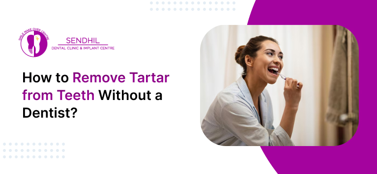 how to remove tarter from teeth without a dentist